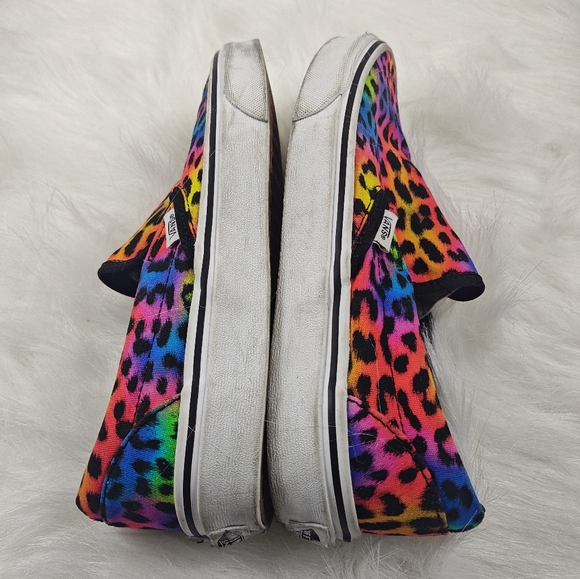 Vans multicolor black & pink Slip-On (Women’s 8 / Men’s 6.5) - Picture 10 of 11